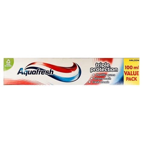 Aquafresh Triple Protection Toothpaste 100ml Dental Care Bandm