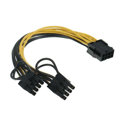 2 Stücke Pci Express Grafikkarte Stecker Pc Netzteil Kabel Cpu Molex 8