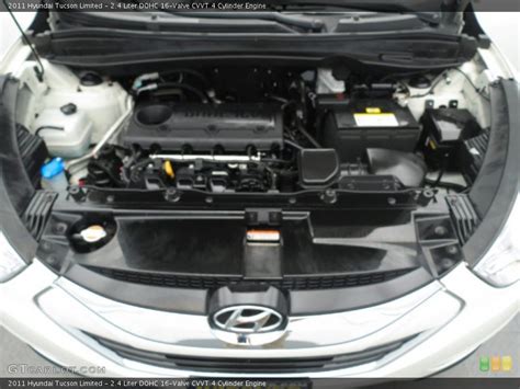 24 Liter Dohc 16 Valve Cvvt 4 Cylinder Engine For The 2011 Hyundai