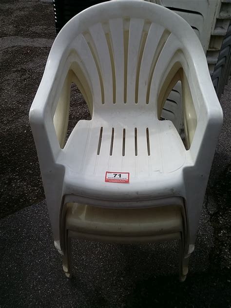 Plastic Stackable Outdoor Chairs White Quantity Of 4