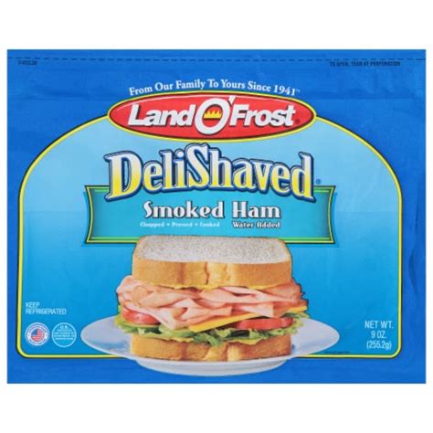 Land O Frost® Deli Shaved Smoked Ham 9 Oz Smiths Food And Drug