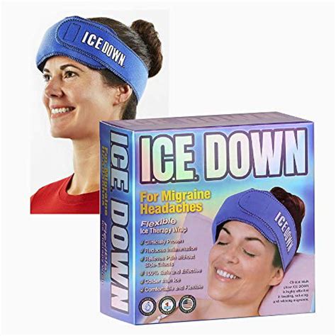 Ice Down Migraine Head Wrap