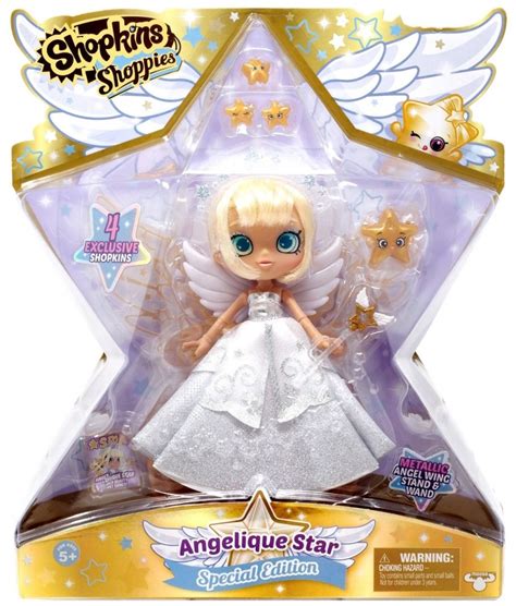 Shopkins Shoppie Doll Angelique Star Special Edition With Angel Wing