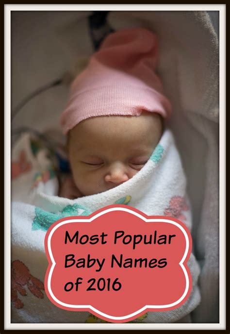 Most Popular Baby Names 2016 — Thrifty Mommas Tips