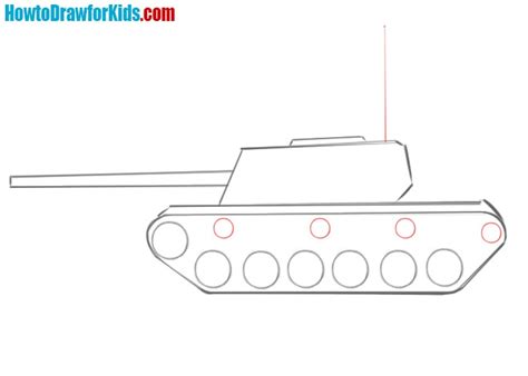 How To Draw A Tank Easy Drawing Tutorial For Kids