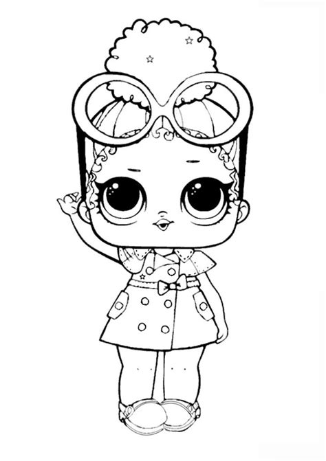 Lol Doll Queen Bee Coloring Pages Askworksheet