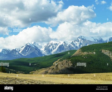 Altai Mountain Range Stock Photos And Altai Mountain Range Stock Images