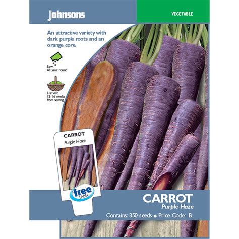 Johnsons Purple Haze Carrot Vegetable Seeds In 2960857 Bunnings Warehouse