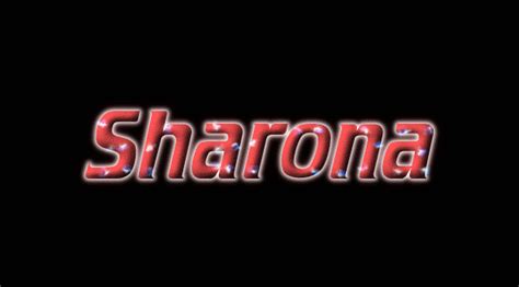 Sharona Logo Free Name Design Tool From Flaming Text
