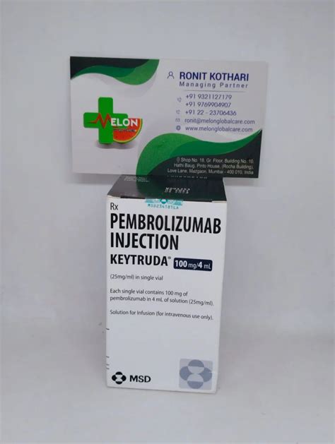 Keytruda Injection At Best Price In India