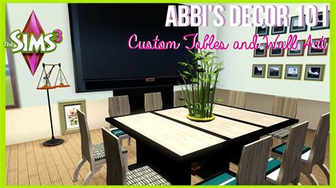 Crystals, sims 4, tankuz sims 4. Abbi's Décor 101 | Custom Tables and Wall Decor | The Sims ...