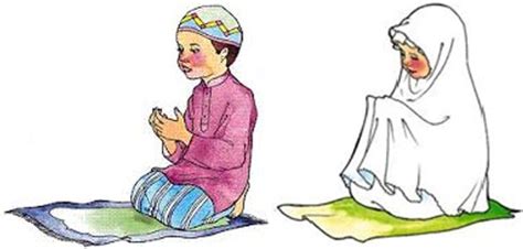 Gambar kartun muslimah, gambar kartun muslim dan ambar kartun anak muslim. Tata Cara Shalat Dhuha Dan Donya | alghojalig