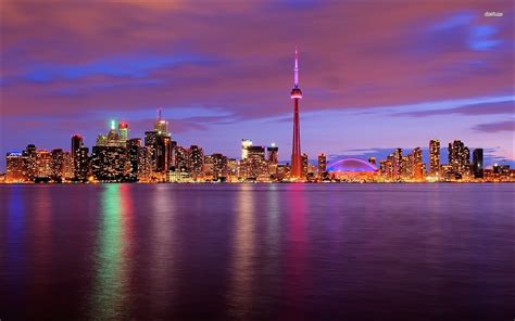 48 Toronto Skyline Wallpaper Wallpapersafari