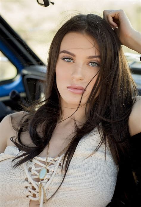 Online Crop Hd Wallpaper Lana Rhoades Women Model Blue Eyes Portrait Outdoors Motor