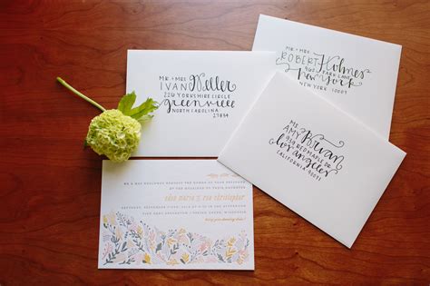 How To Address Wedding Invitations Without Calligraphy Que Mashdez