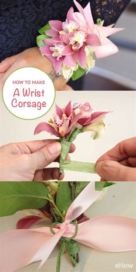 How To Make A Beautiful Wrist Corsage With Video Ehow Com Diy