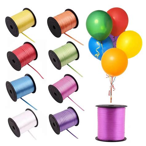 225m Balloon Ribbon Roll Diy Ts Crafts Foil Curling Wedding Birthday