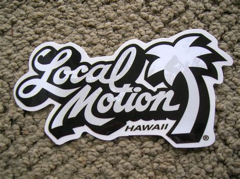 15% off with code sendlove2021. Local Motion Hawaii surfboards surfing sticker 80s style