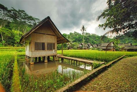 rumah panggung  kampung naga tasikmalaya jawa barat indonesia