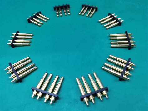 4pin Spring Pin Connector 10a Current 100000 Cycle Mated Pogo Pin Connector Ximeconn Technology