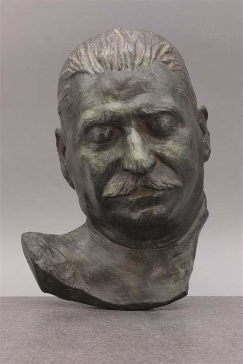 Lot 443 A Patinated Bronze Death Mask Of Josef