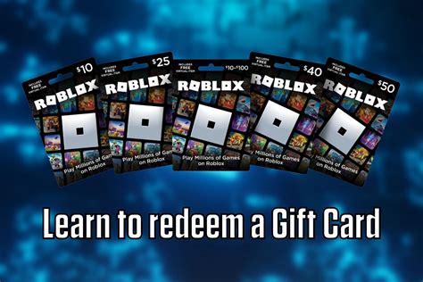 How To Redeem A Roblox Gift Card A Step By Step Guide