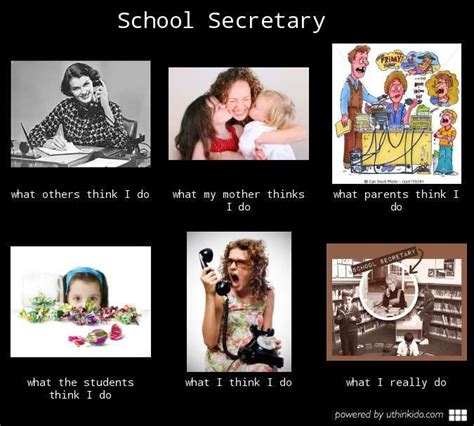 School Secretary What People Think I Do What I Really