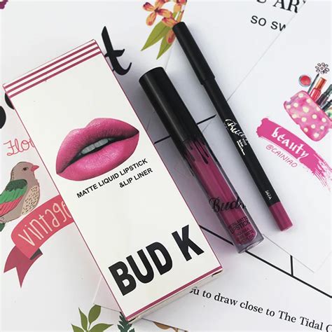 Brand New Matte Lipstick Bud K Matte Liquid Lipstickslips Pencil Me Kilie Red Lipkit Cosmetics