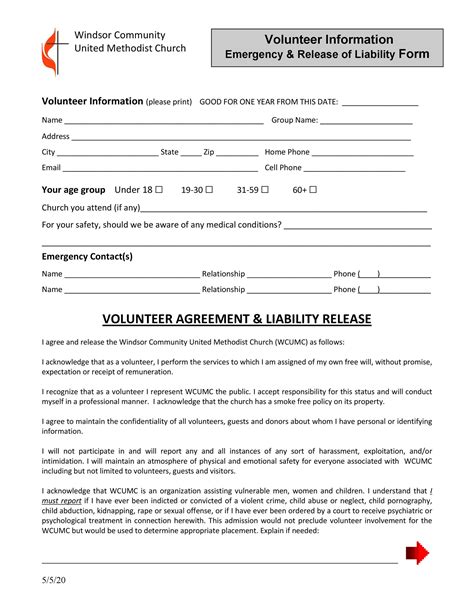 Printable Release Of Liability Waiver Template Printable Templates