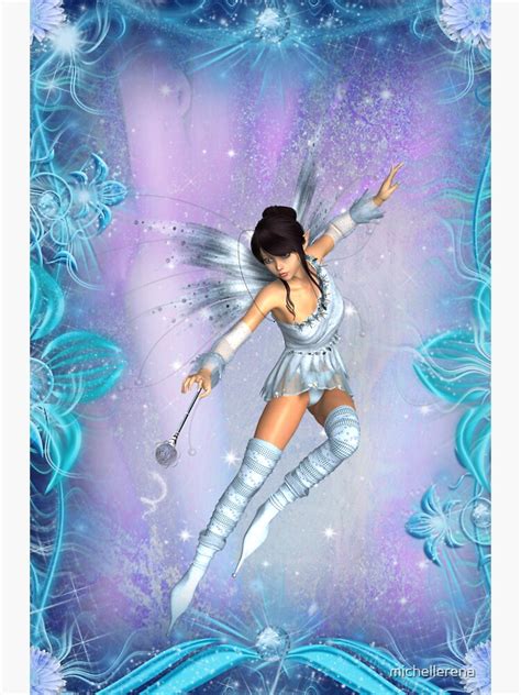 Ice Fairy Poster By Michellerena Redbubble