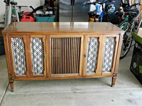 This provides you with a method to reaching your tuner, speakers, record players, or more when. Stereo Console Makeover - At The Picket Fence
