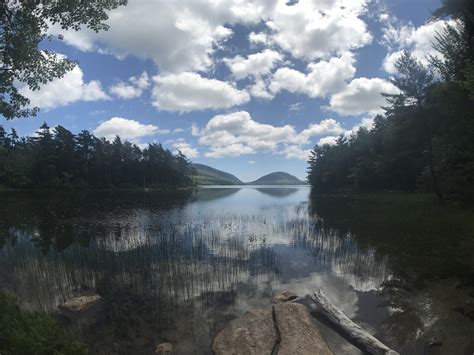 Eagle Lake Acadia National Park Maine Usa Hiking