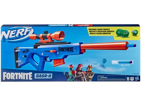 Nerf Fortnite Basr L Blaster Includes Official Nerf Darts For Ages