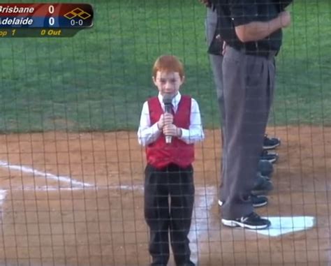 I like staying to watch the game, too. Ethan Hall: Seven-year-old boy battles hiccups to sing the ...
