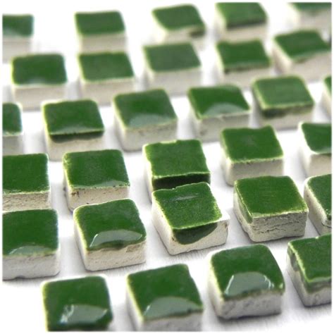 Micro Tiles Wg01 Leaf Green Tiny Tile Mosaics