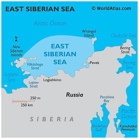 Eastern Siberian River Map