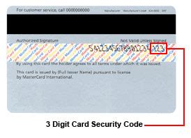 Discover Credit Card Security Code