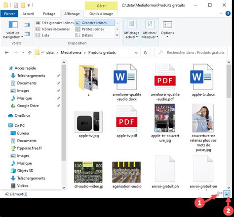 Windows 10 Changer Laffichage En Un Clic Dans Lexplorateur De
