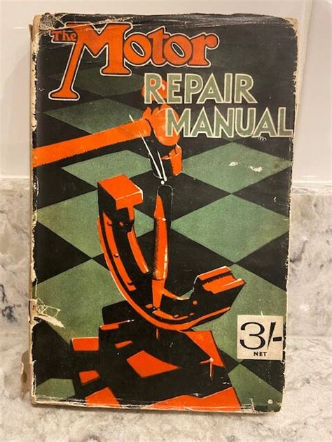 The Motor Repair Manual Classic Motoring Books