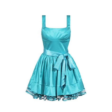 Satin Bow Prom Dress Turquoise From Glebe Uk