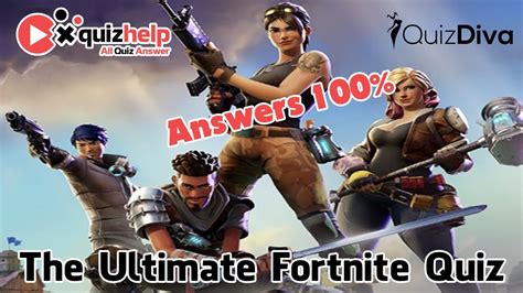 The Ultimate Fortnite Quiz Answers 100 Earn 20 Rbx Quiz Diva