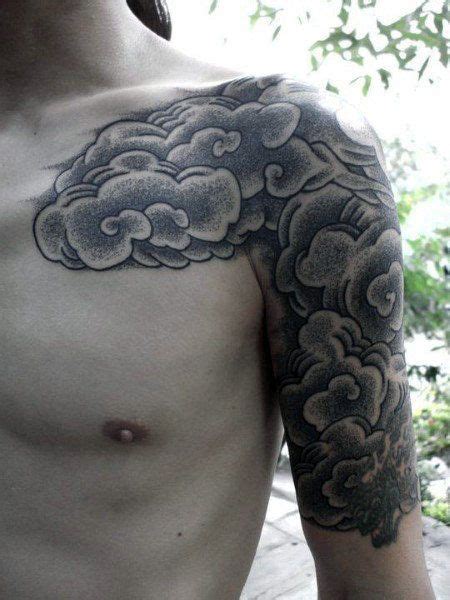 In this episode of the series tattoo sleeve step by step by electric linda: Cloud tattoo sleeve, Shoulder sleeve tattoos, Half sleeve ...