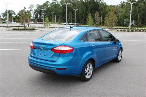 2015 Ford Fiesta Se 7068 Miles Blue Candy Metallic Tinted Clearcoat