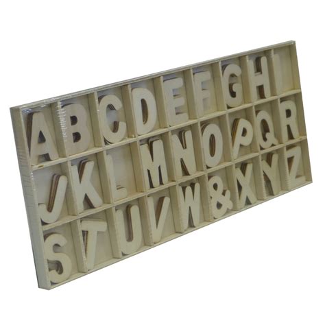 Boyle 81 Piece Alphabet Craft Wood Kit Bunnings Australia