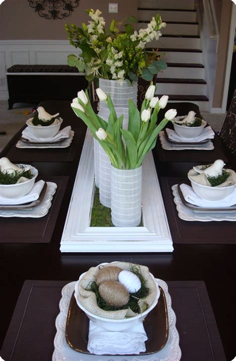 Below are a few activity ideas for the family to make an easter at home more enjoyable for everyone: easter-table - Emerald Interiors Blog