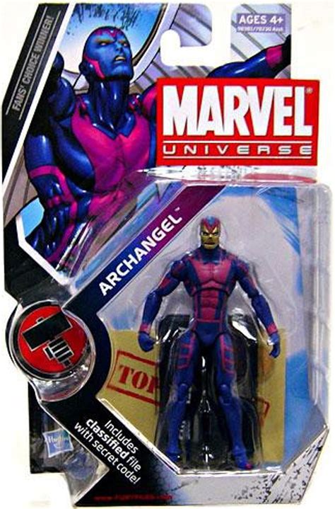Marvel Universe Series 8 Archangel 375 Action Figure 15 Gold Face