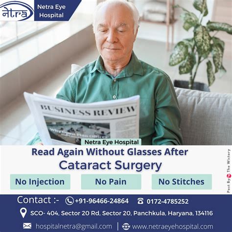 Read Again Without Glasses After Netra Eye Hospital