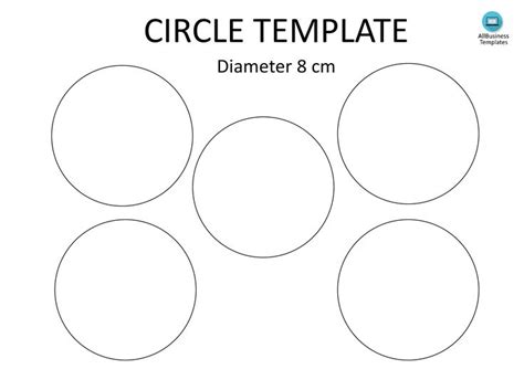Circle Template A4 8cm Do You Need A 8 Cm Diameter Circle Template