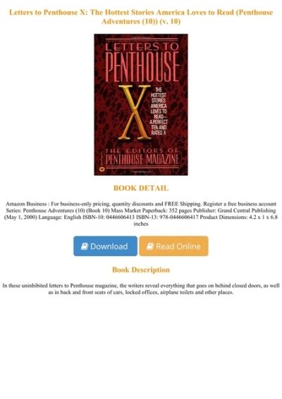 ~ free download letters to penthouse x the hottest stories america loves to read penthouse