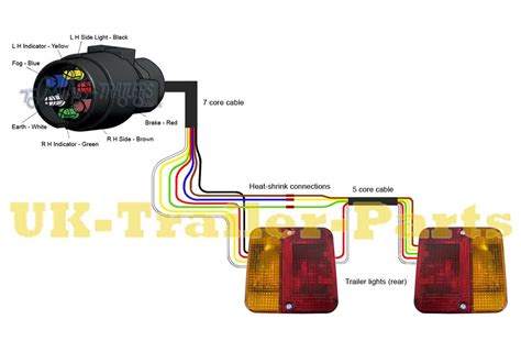 wiring diagram    pin trailer plug google search electricidad caravanas